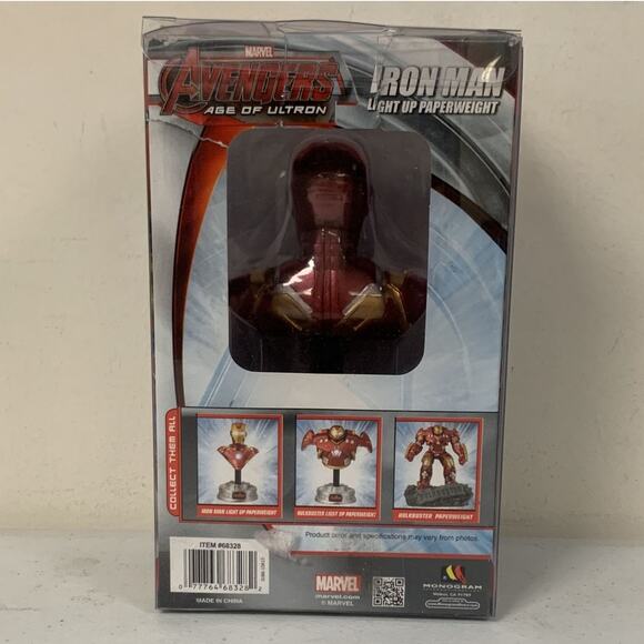 Avengers: Age of Ultron Light Up Paperweight Bust Iron Man - Picture 2 of 10